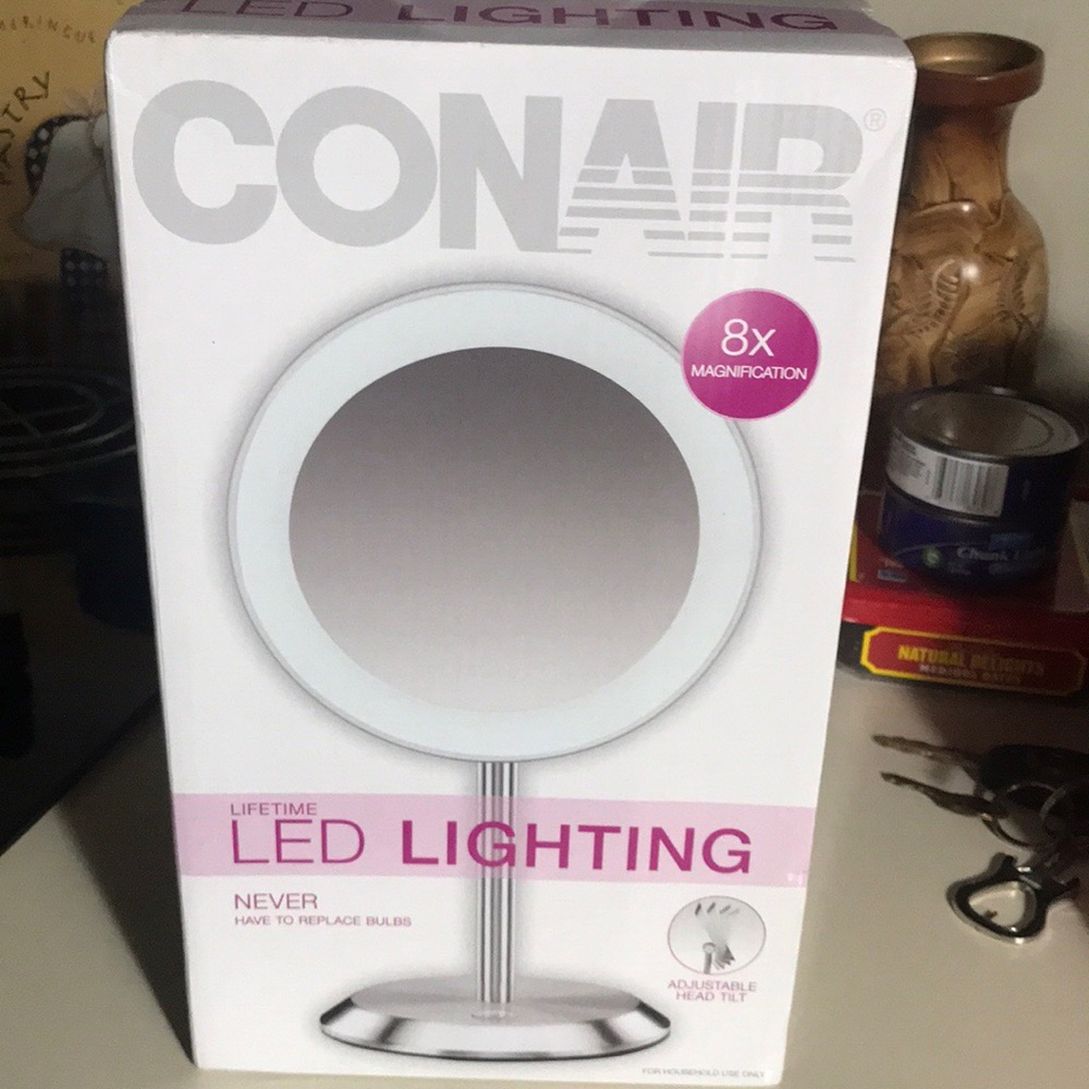 CONAIR VANITY MIRROR WITH LED LIGHTING!!!
